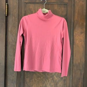 Pink Supima Cotton LLBean Turtleneck